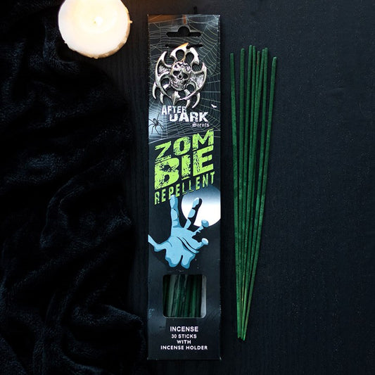 Zombie Repellent Incense Sticks with Holder