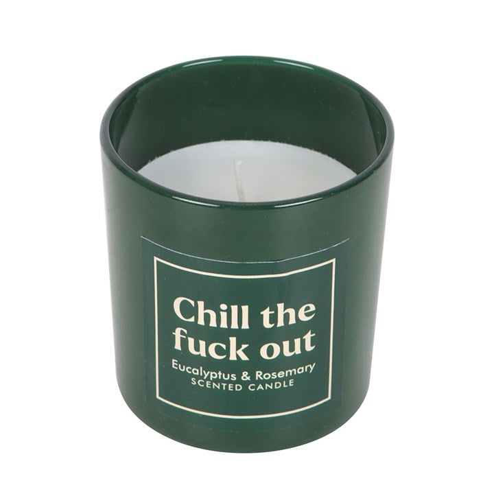 Sweary Chill Out Eucalyptus & Rosemary Candle