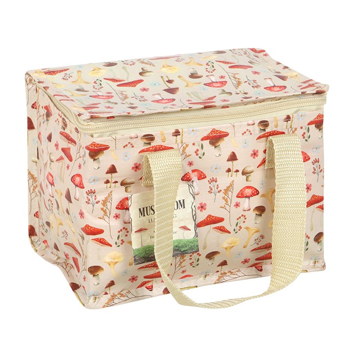 Mushroom Print Lunch Bag