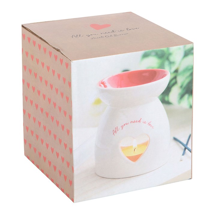 All You Need is Love Heart Oil Burner and Wax Warmer