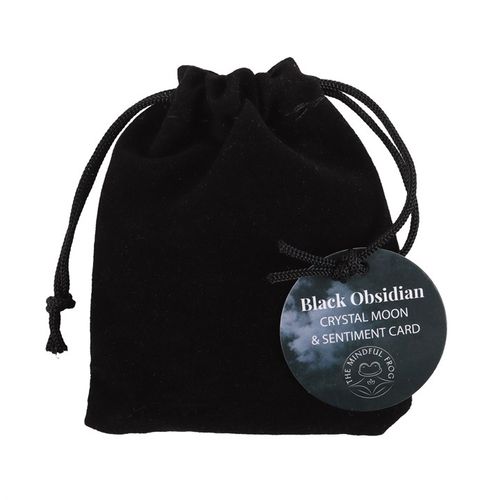 The Darkest Nights Black Obsidian Moon in a Bag