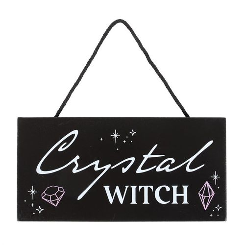 Crystal Witch Hanging Sign