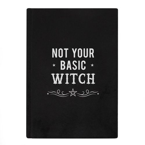 Not Your Basic Witch Velvet A5 Notebook