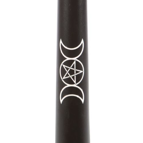 Set of 3 Black Magic Triple Moon Taper Candles