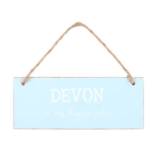 Devon is My Happy Place Hanging Sign