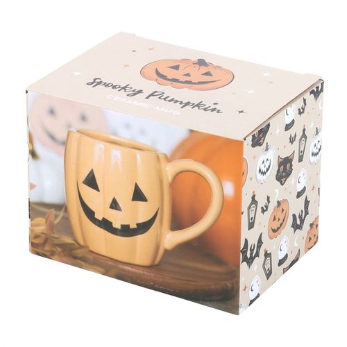 Jack-o'-Lantern Pumpkin Shaped Mug