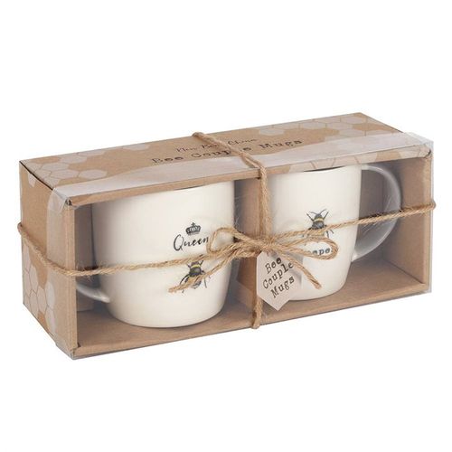 Queen Bee and Bee Keeper Mug Set