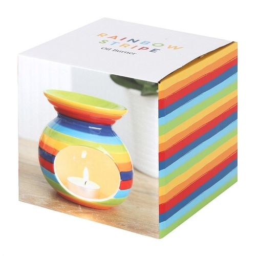 Rainbow Stripe Oil Burner