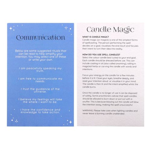 Pack of 12 Communication Spell Candles